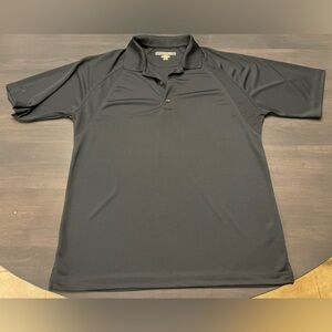 ⛳️Like new Greg Norman Golf polo shirt Men’s L in black dri weave fabric. NICE!